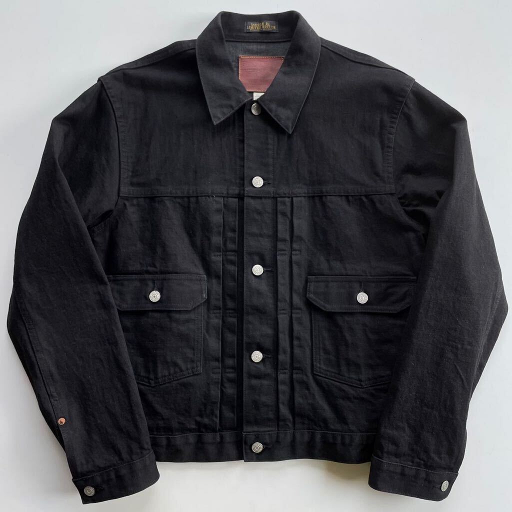 USA製/Limited Edition】RRL “Black On Black Denim Jacket” L USA製/Limited Edition】RRL “Black On Black Denim Jacket” L