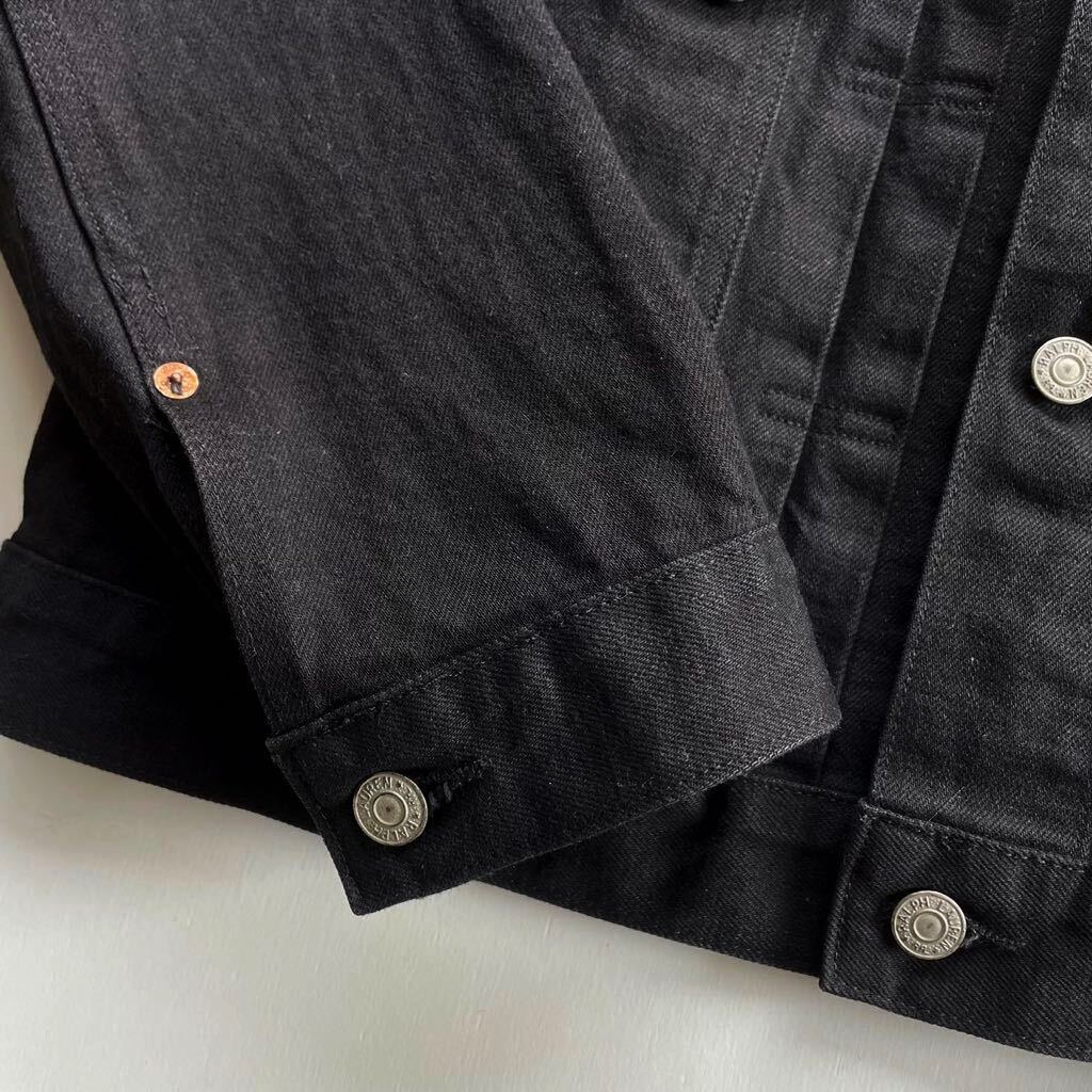USA製/Limited Edition】RRL “Black On Black Denim Jacket” L USA製/Limited Edition】RRL “Black On Black Denim Jacket” L