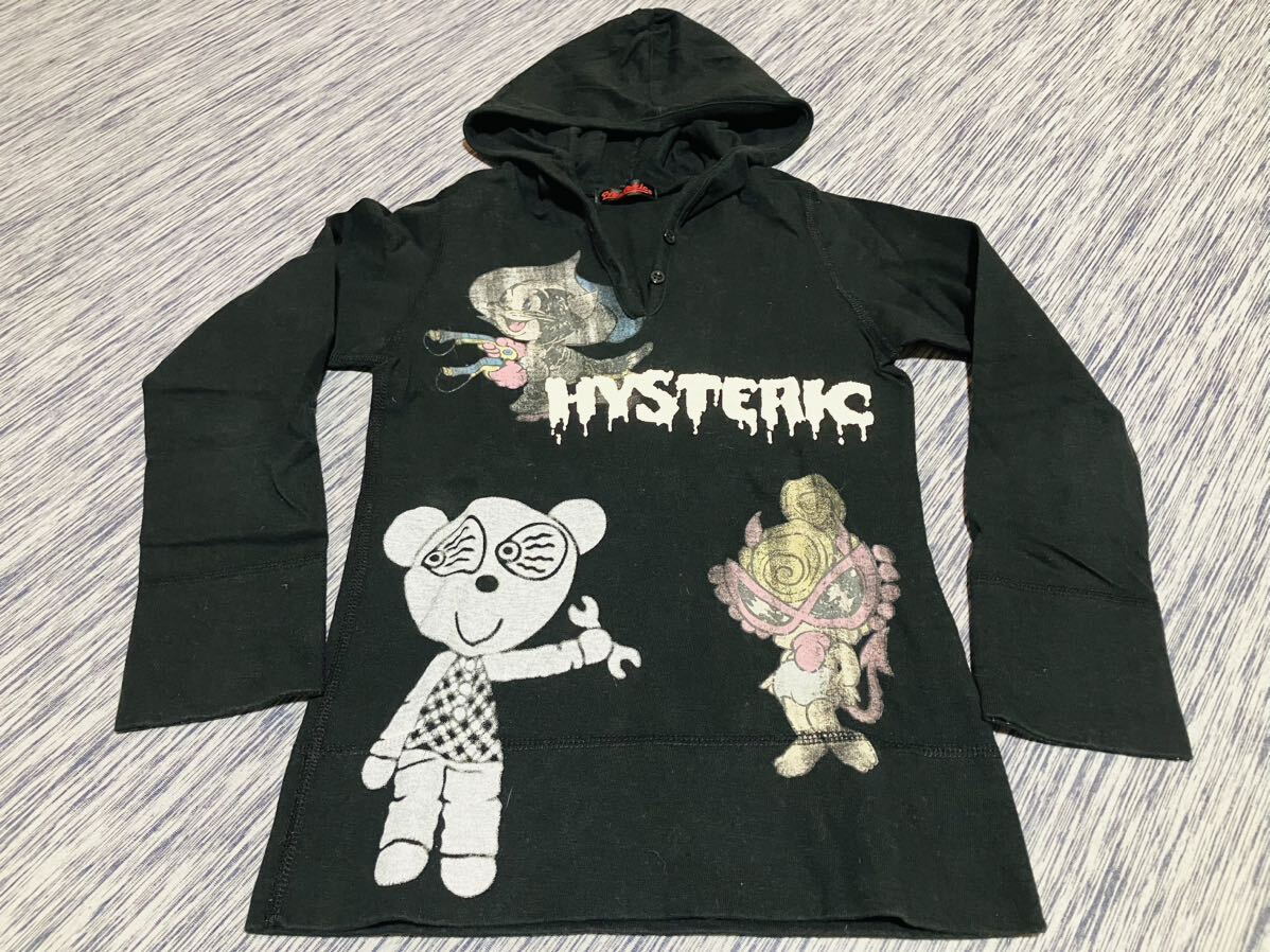 27 HYSTERIC MINI ヒステリック ミニ 長袖 パーカー 110 サイズ Tシャツ フード付 子供服 キッズ kids ジュニア 男の子 女の子 アウター