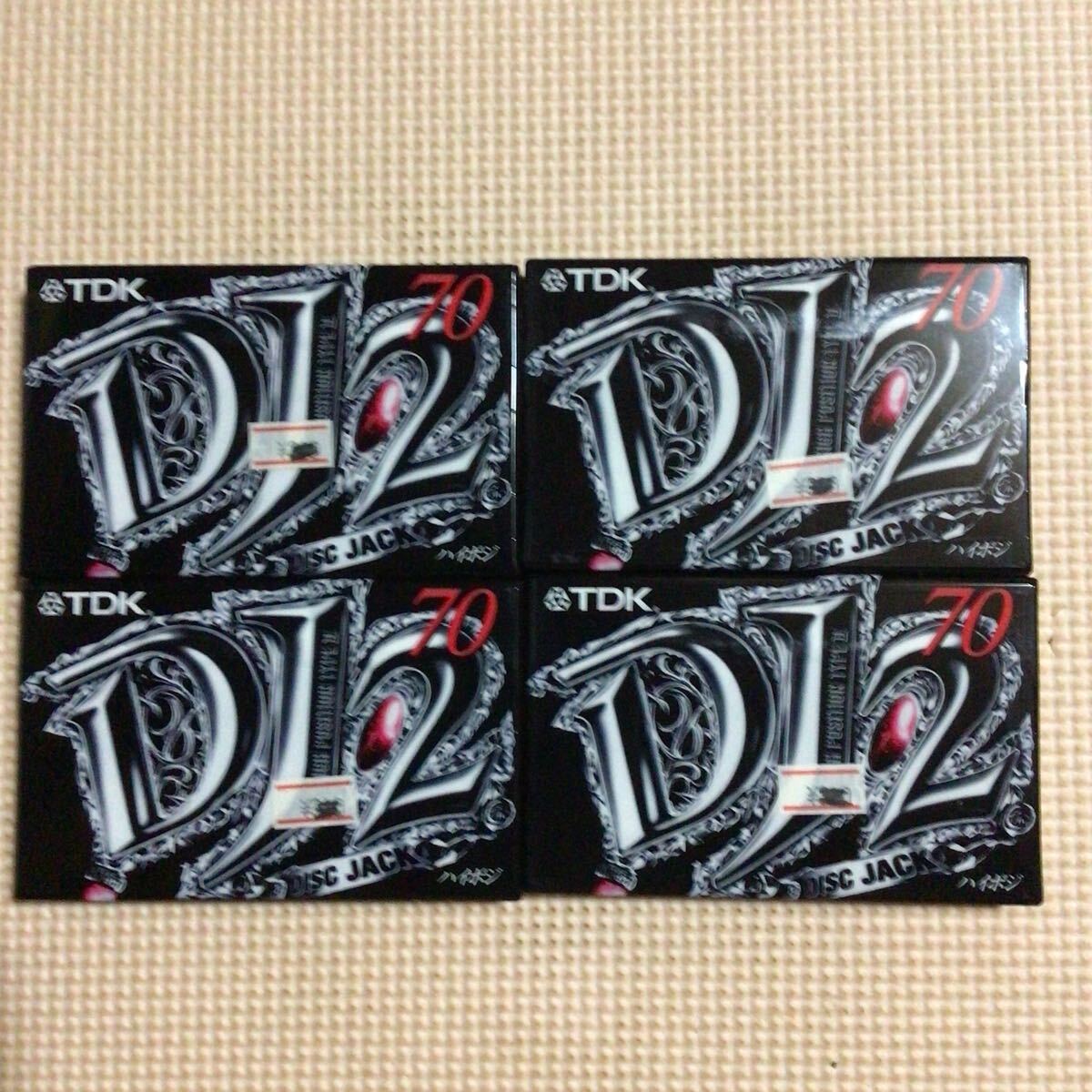 TDK DJ2【DISC JACK】70 ハイポジション カセットテープ4本セット【未開封新品】●