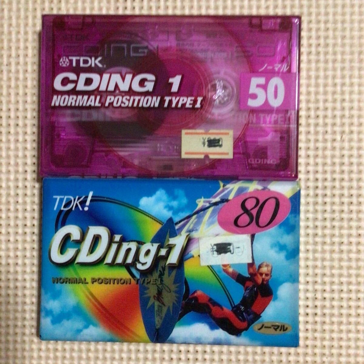 TDK CDing1 50.80 ノーマルポジション カセットテープ2本セット TDK CDing1 50.80 ノーマルポジション カセットテープ2本セット