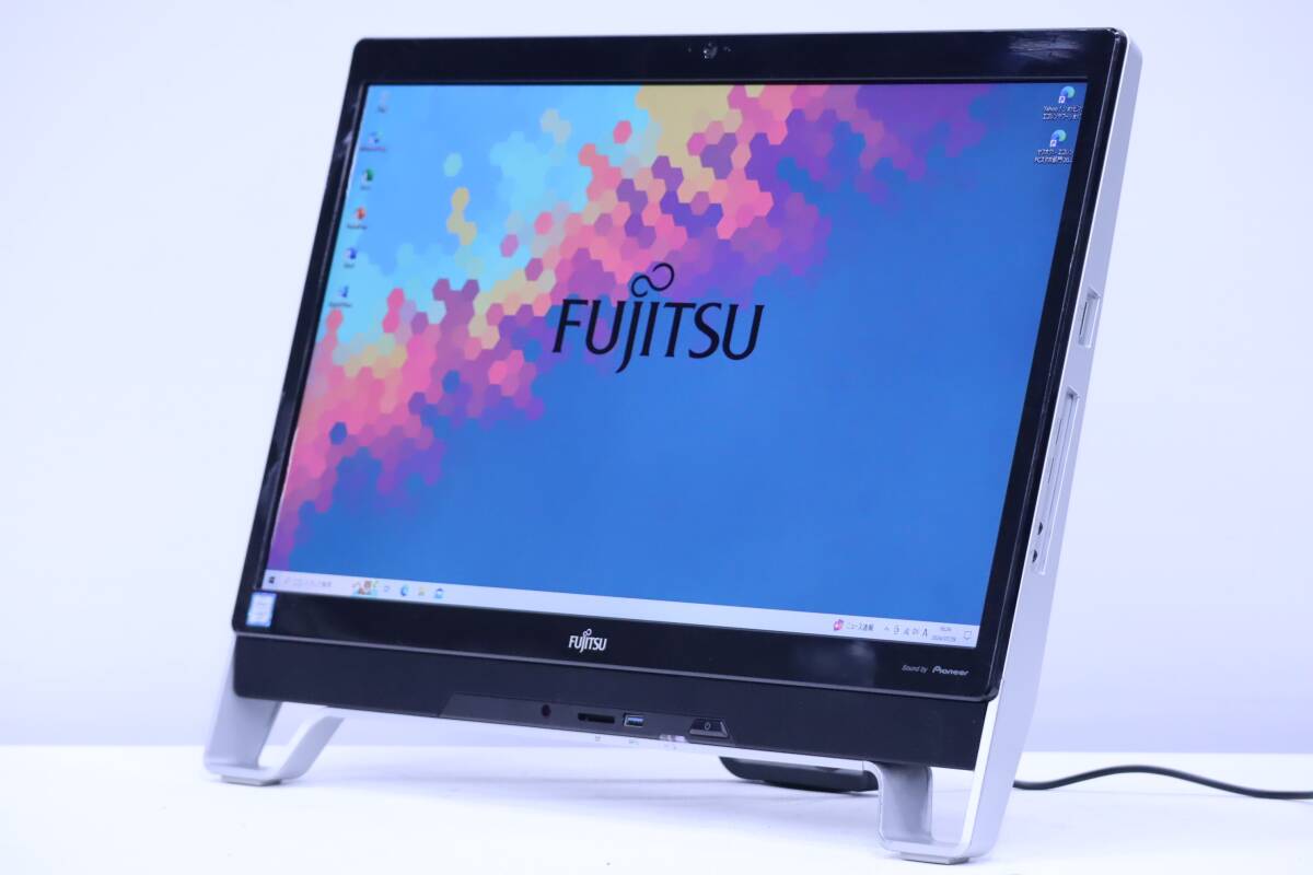 【1円～】Corei7モデル Office2019搭載 省スペース デスクトップPC ESPRIMO FH77/XD i7-6700T RAM8GB SSD512GB 23.0FHD DVD