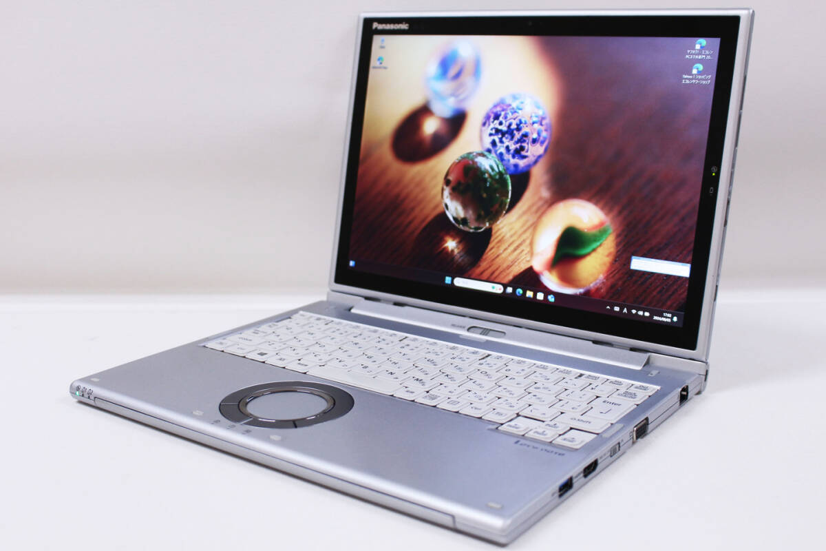 【1円～】バッテリー良好 Windows11 キーボード着脱式2in1 薄型軽量 Let's note CF-XZ6RD4VS i5-7300U 8G SSD256G 高解像度12型QHD 顔認証