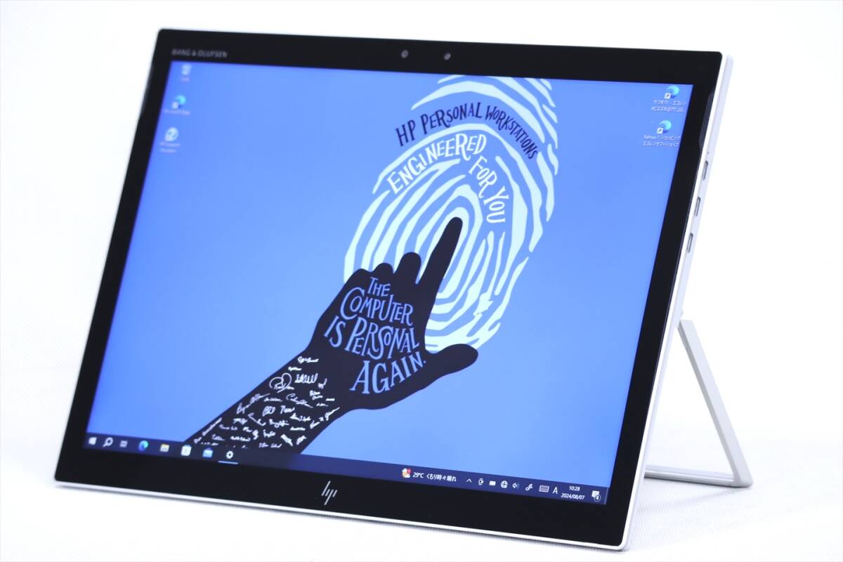 【1円～】3K液晶搭載 SIMフリー LTE対応 2in1タブレットPC HP Elite x2 1013 G3 Tablet i5-8250U RAM8G SSD256G 13インチ