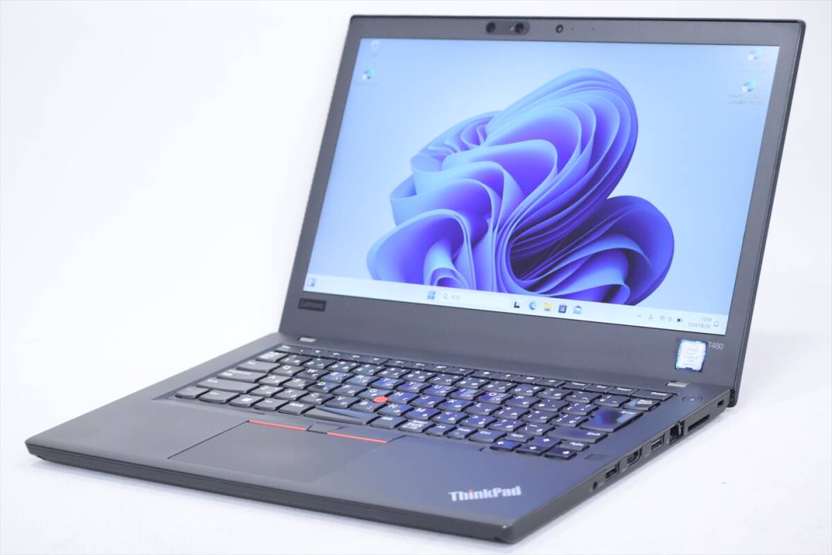 【1円～】GeForceグラボ Corei7 Windows11 16GBメモリ搭載 LTE対応 Lenovo ThinkPad T480 i7-8650U RAM16G SSD256G 14.0FHD