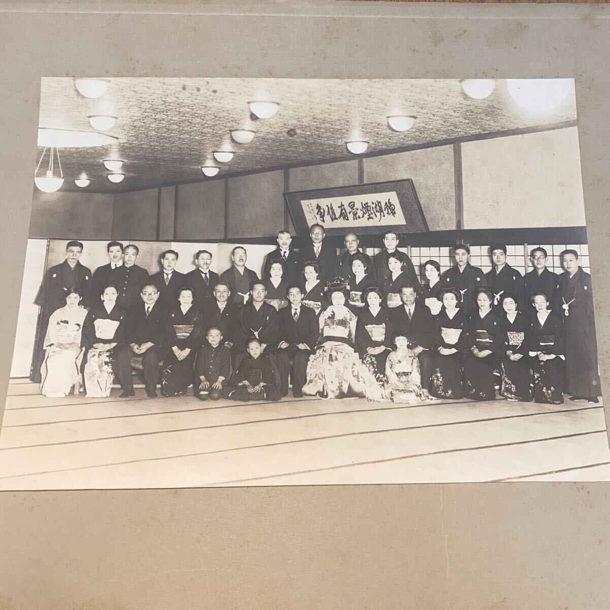 古写真 古い写真 写真 集合写真 家族写真 記念写真 大判 年代物 時代物 80サイズ発送 No.19_画像5