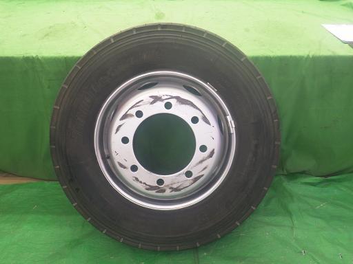 デコトラ トラック TOPY スチールホイールタイヤ1本 265/70R19.5【中古】