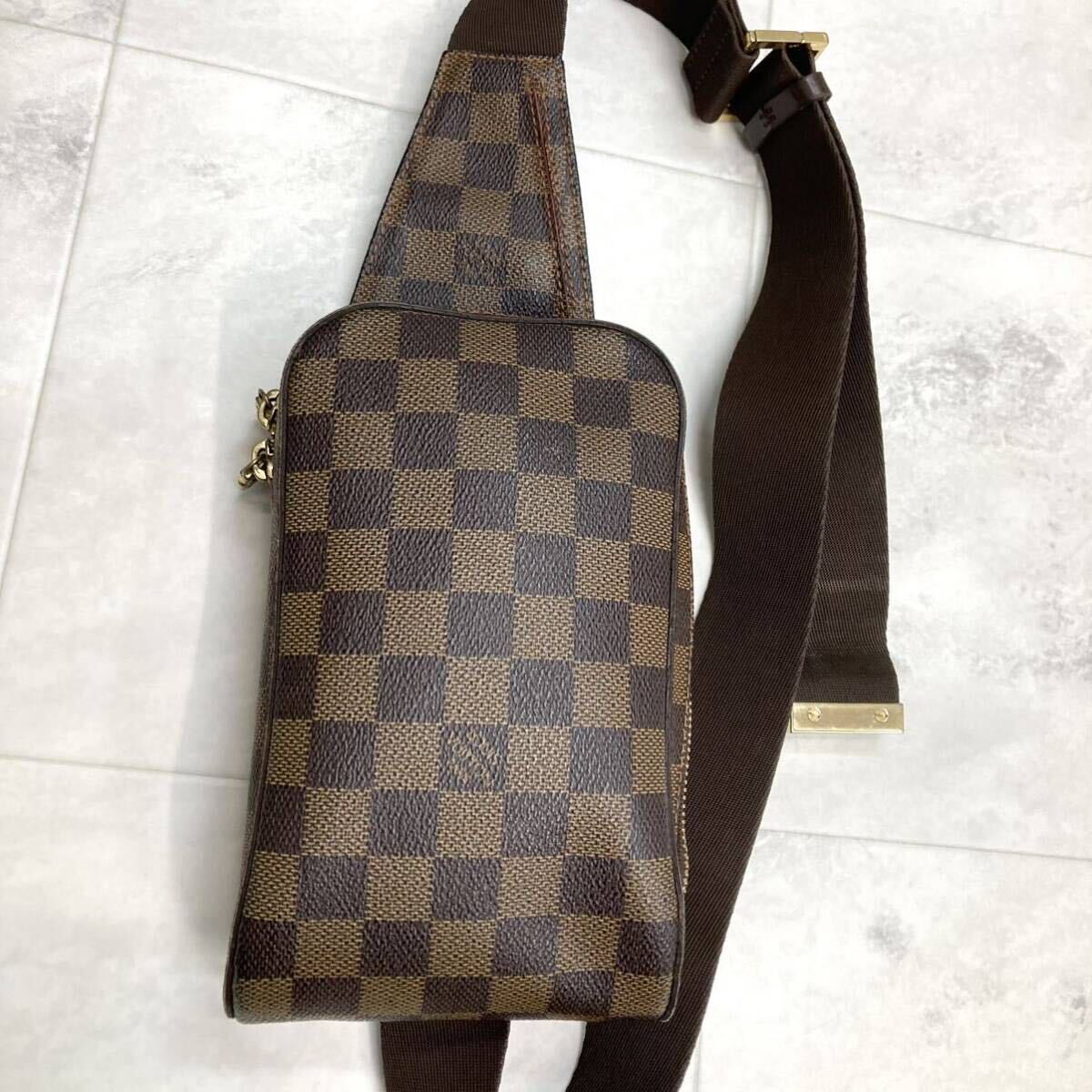 LOUIS VUITTON ルイ・ヴィトン ジェロニモス ダミエ 中古・古着通販】LOUIS VUITTON (ルイ ヴィトン) ダミエ