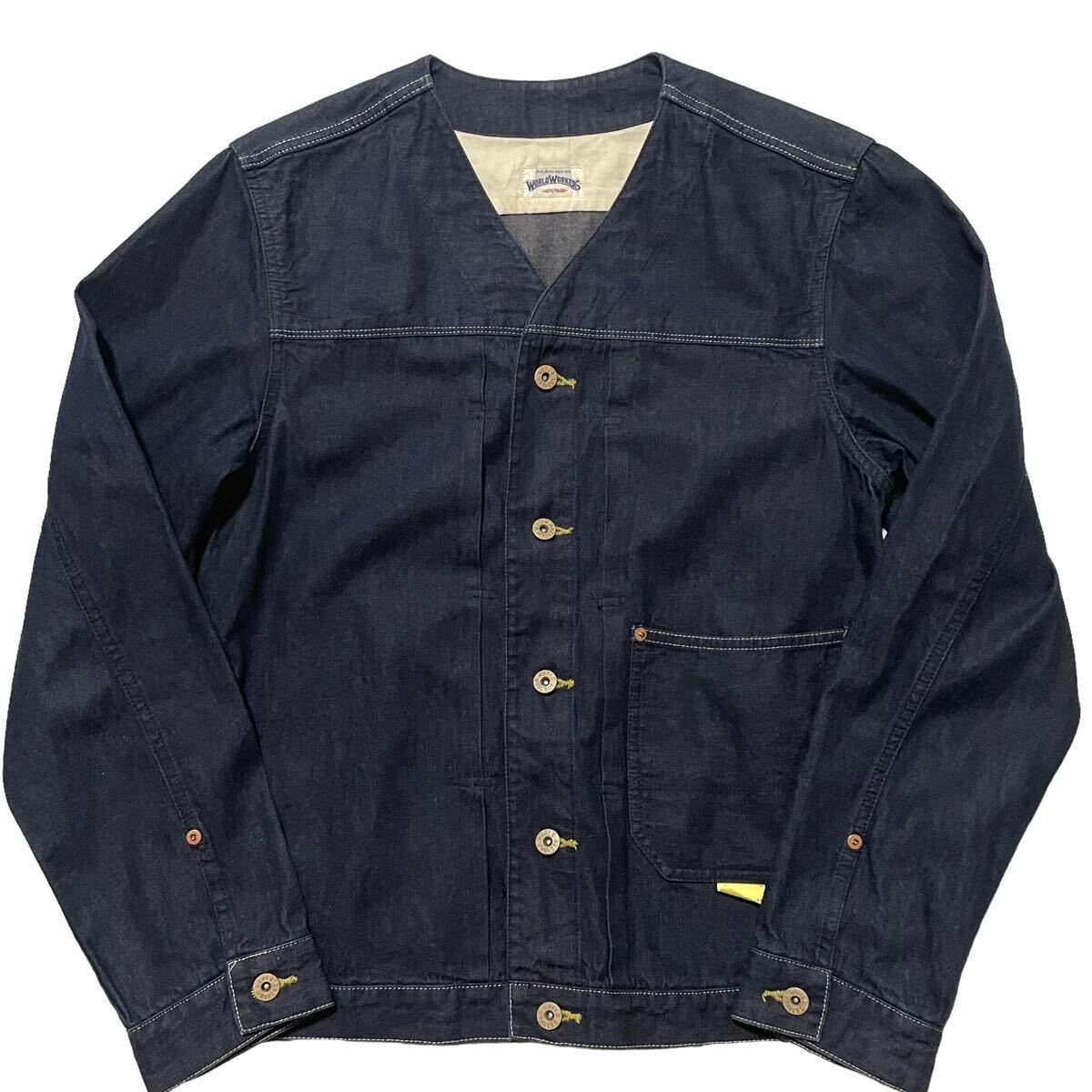 漢のオシャレ WORLD WORKERS ビックジョンノーカラージャケット 漢のオシャレ WORLD WORKERS ビックジョンノーカラージャケット