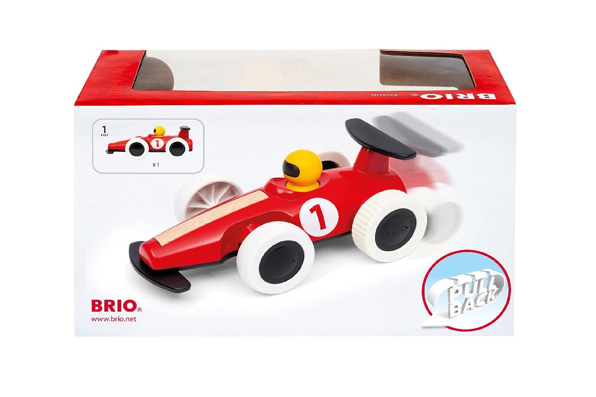 BRIO WORLD(ブリオワールド) 大型プルバック レーシングカー 30308 対象年齢 18カ月~ （レーシングカ_画像6