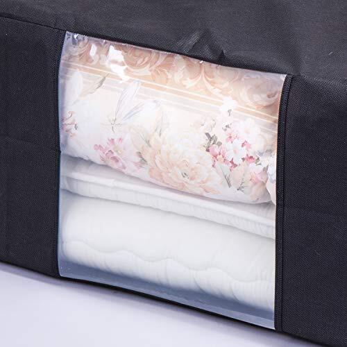 アストロ 布団収納袋 布団一式保管 黒 不織布 抗菌・防臭 617-53_画像6