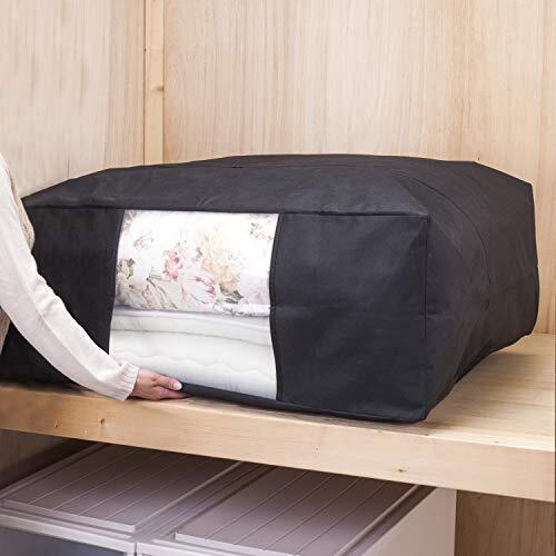 アストロ 布団収納袋 布団一式保管 黒 不織布 抗菌・防臭 617-53_画像7