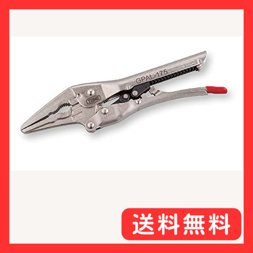 トネ(TONE) オートグリッププライヤ(ロングノーズタイプ) GPAL-175 全長195mm
