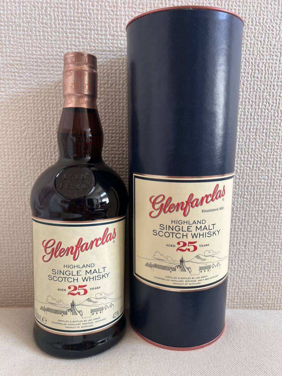 GLENFARCLAS グレンファークラス 25年 箱付 700ml 46% ウイスキー古酒 
