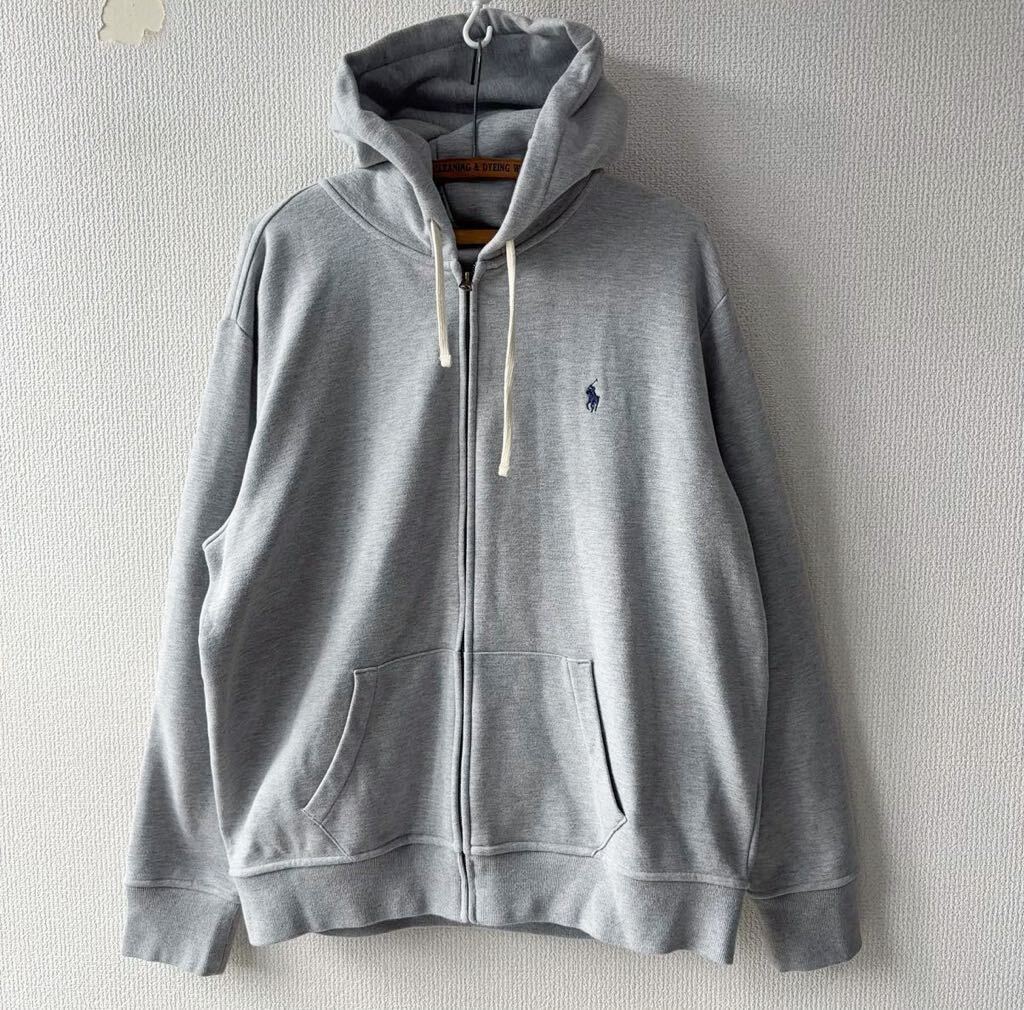 POLO RALPH LAUREN ジップ スウェット パーカー XL ポロ ラルフローレン