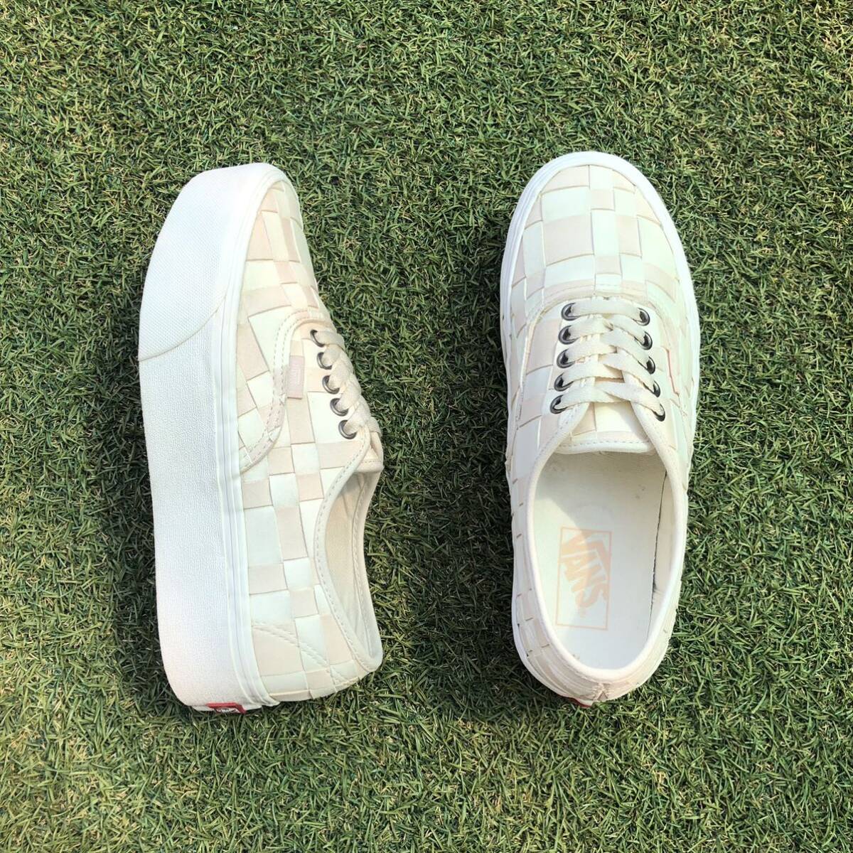 美品25 VANS AUTHENTIC STACKFORMヴァンズ オーセンティック 美品25 VANS AUTHENTIC STACKFORMヴァンズ オーセンティック