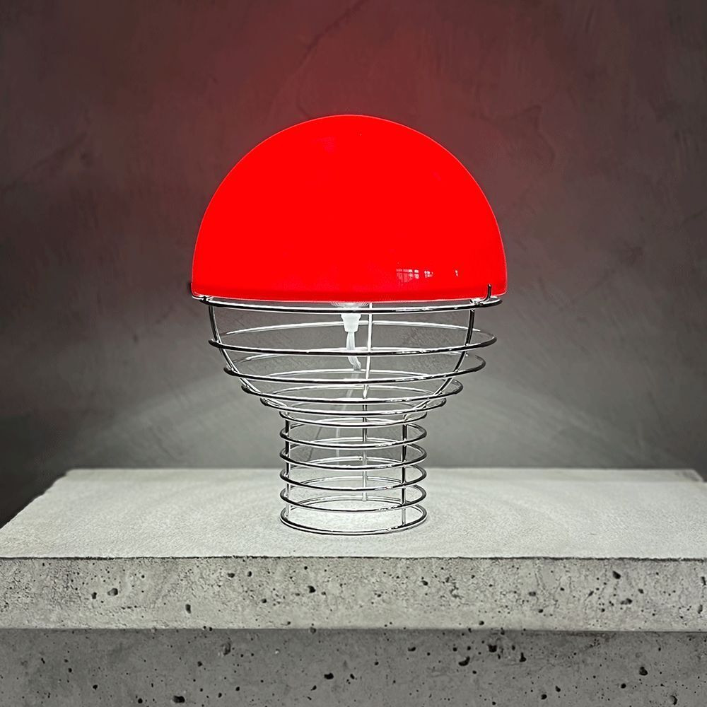 Wire Table Lamp RED ワイヤーテーブルライト レッド スペース Wire Table Lamp RED ワイヤーテーブルライト レッド スペース