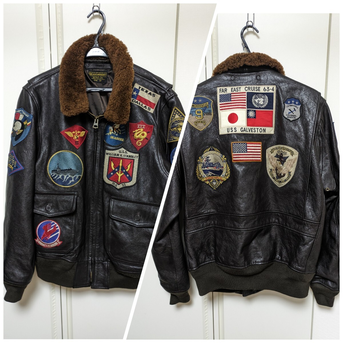 AVIREX/42インチ/TOPGUN/G-1レザージャケット/トップガン/ダーク AVIREX/42インチ/TOPGUN/G-1レザージャケット/トップガン/ダーク