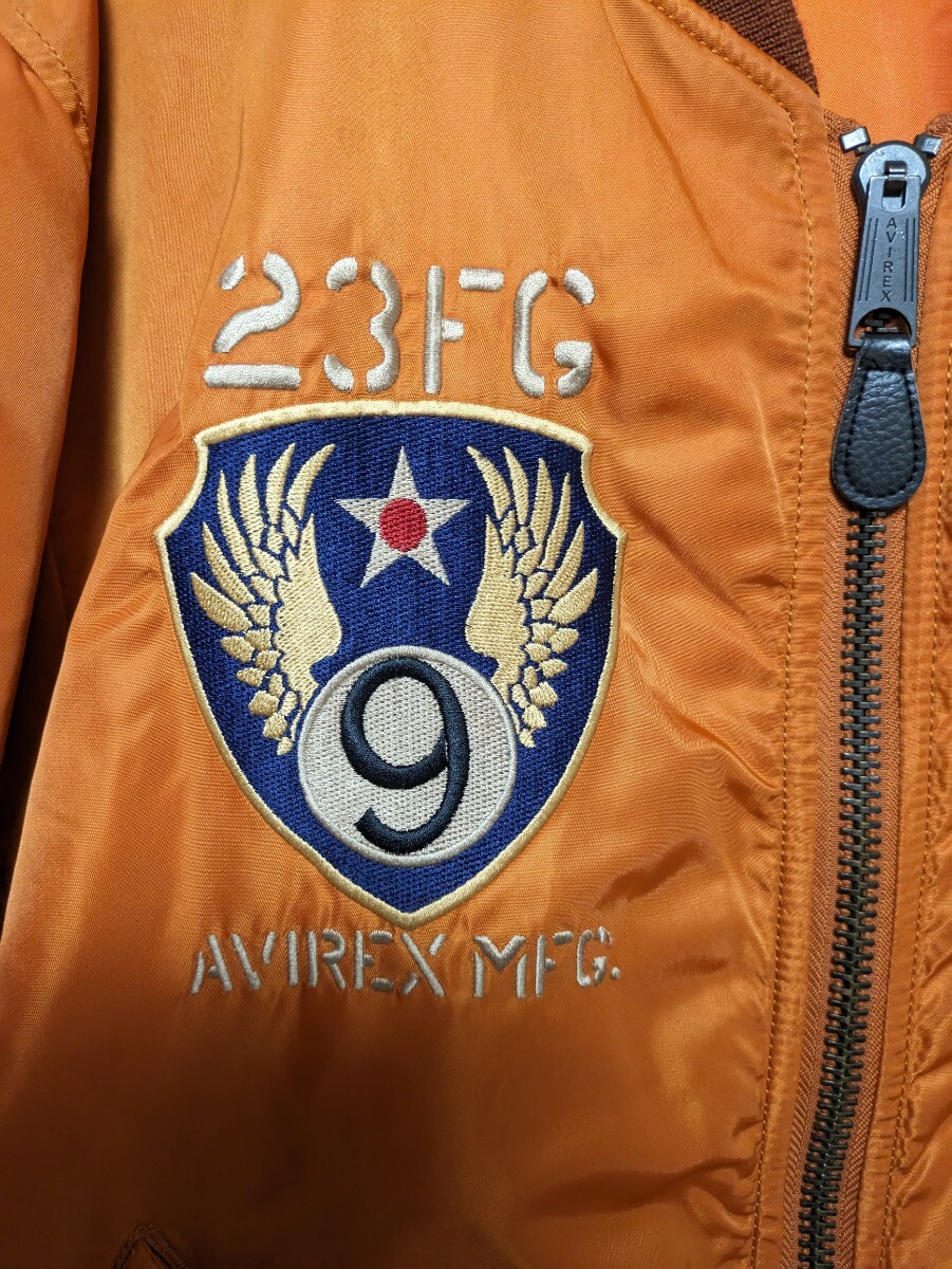 AVIREX/2XL XXL 3L/MA-1フライトジャケット/FLYING SHARKS AVIREX/2XL XXL 3L/MA-1フライトジャケット/FLYING SHARKS