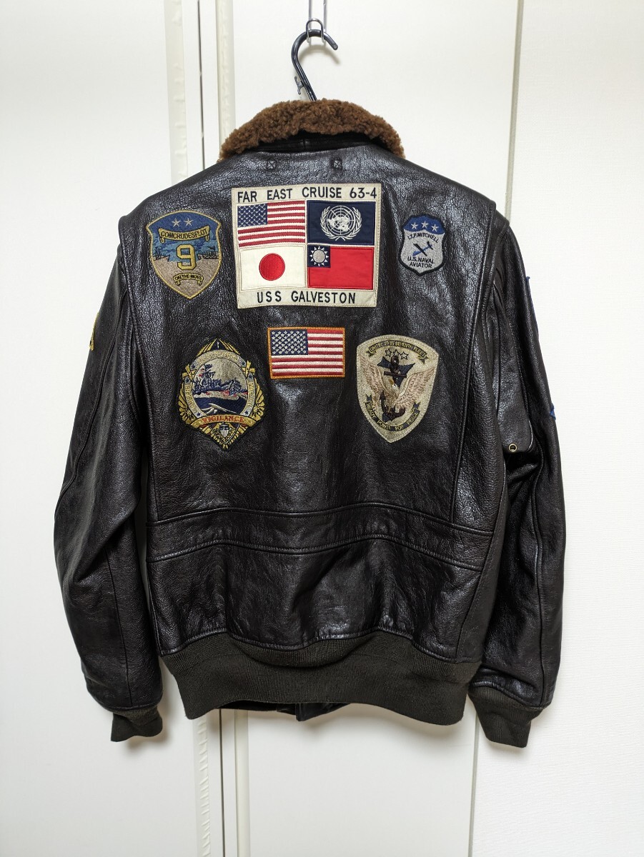 AVIREX/42インチ/TOPGUN/G-1レザージャケット/トップガン/ダーク AVIREX/42インチ/TOPGUN/G-1レザージャケット/トップガン/ダーク