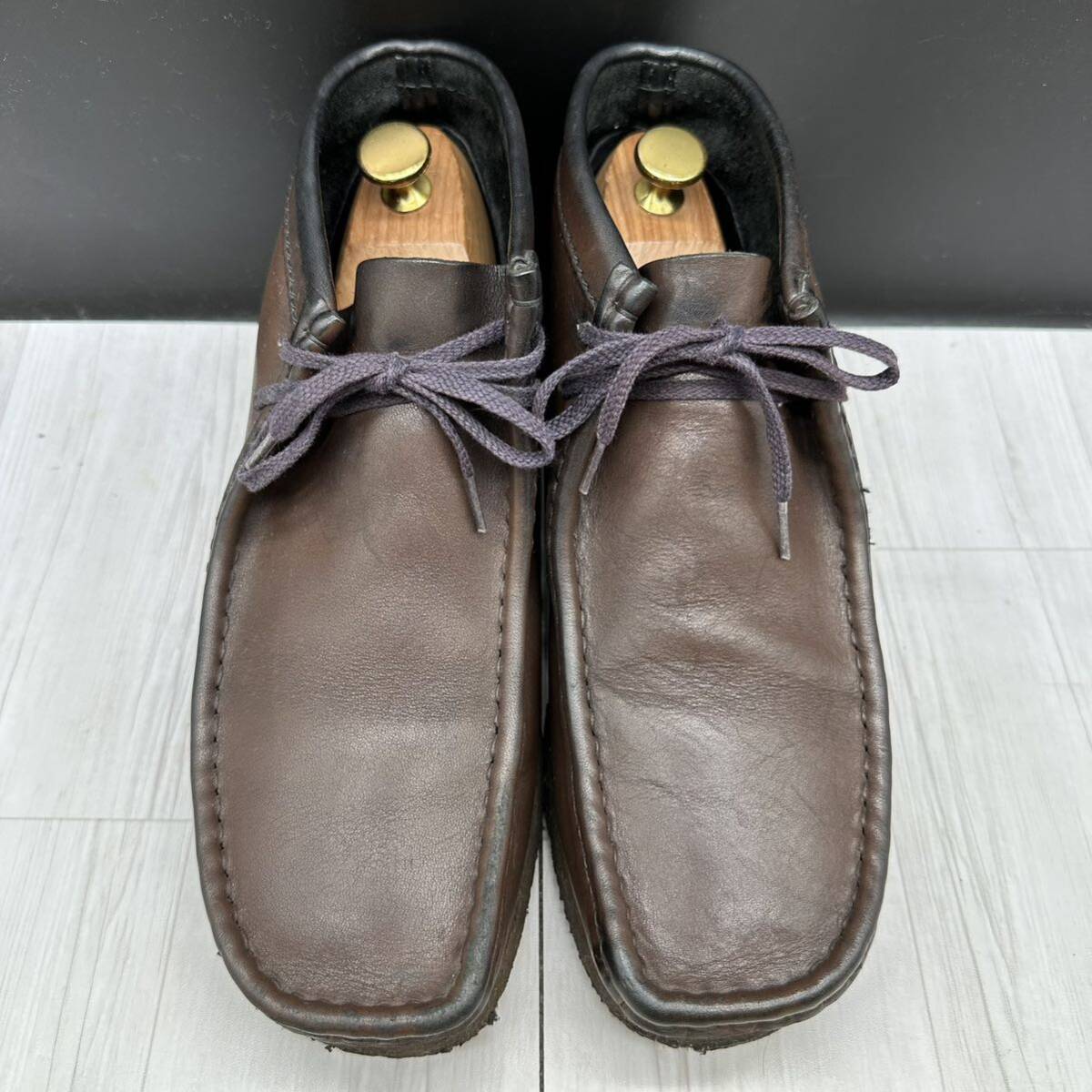 【人気商品!】 Clarks】クラークス ワラビー 5|Yahoo!フリマ(旧PayPayフリマ) 7 レザー ブーツ 5 25 靴