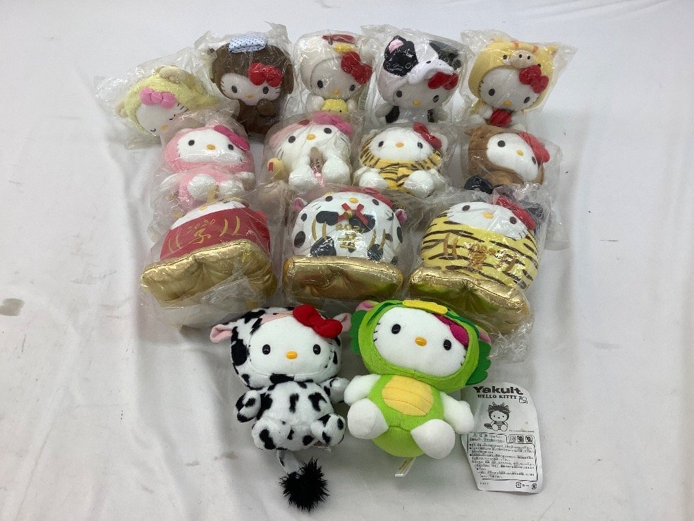 Yakult ハローキティ/ぬいぐるみ/干支 14点まとめ 一部シミ有 中古品 ACB