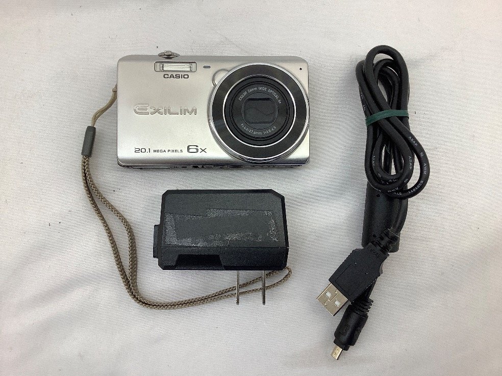 CASIO EXILIM デジタルカメラ EX-ZS35 動作確認済 充電ケーブルのみ付属 ベタツキ有 中古品 ACB