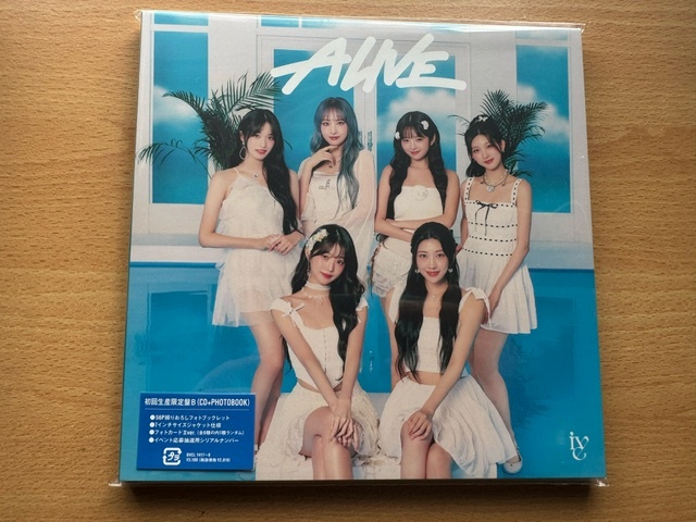 初回生産限定盤Ｂ　５６Ｐ撮りおろしフォトブックレット付　　IVE（アイブ）　日本２ｎｄ　ＥＰ『 ALIVE 』 　CD 　中古品　韓国　K-POP