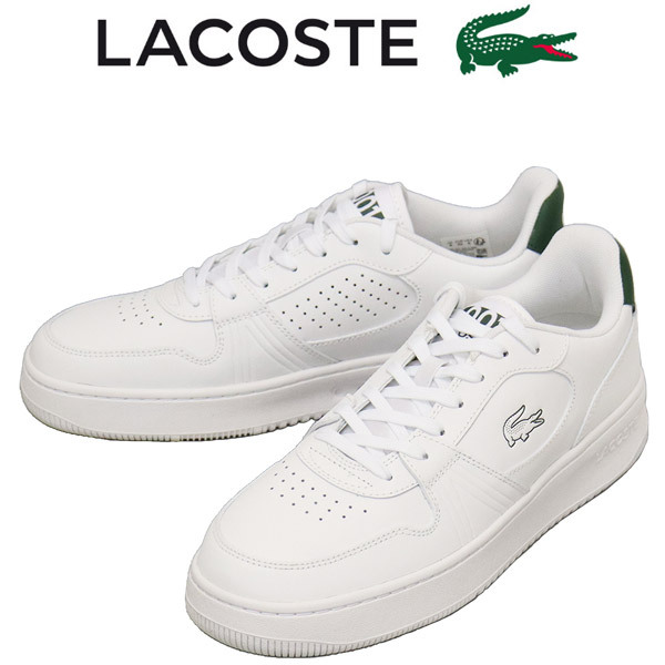 LACOSTE (ラコステ) 48SMA0018 L001 SET 224 2 SMA スニーカー 1R5 WHT x DK GRN LC383 UK7.5-約26.0cm