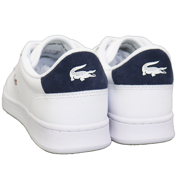 LACOSTE (ラコステ) 48SMA0111 CARNABY SET 224 7 SMAA レザースニーカー 407 WHTxNVYxRED LC379 UK7.5-約26.0cm