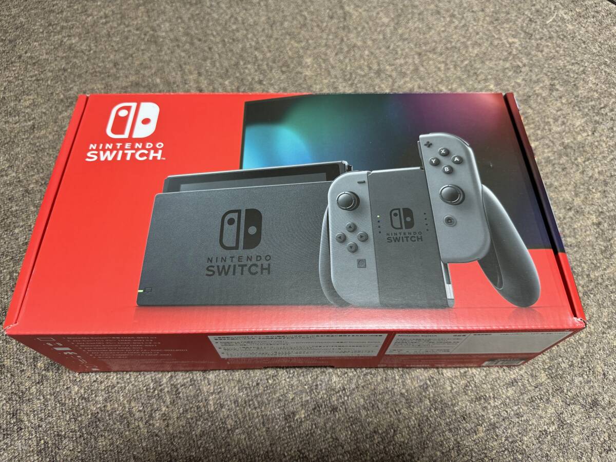 【完備品】ニンテンドー switch グレー本体【動作確認済】 Nintendo Switch グレー 本体 付属品完備 動作確認済(NINTENDO