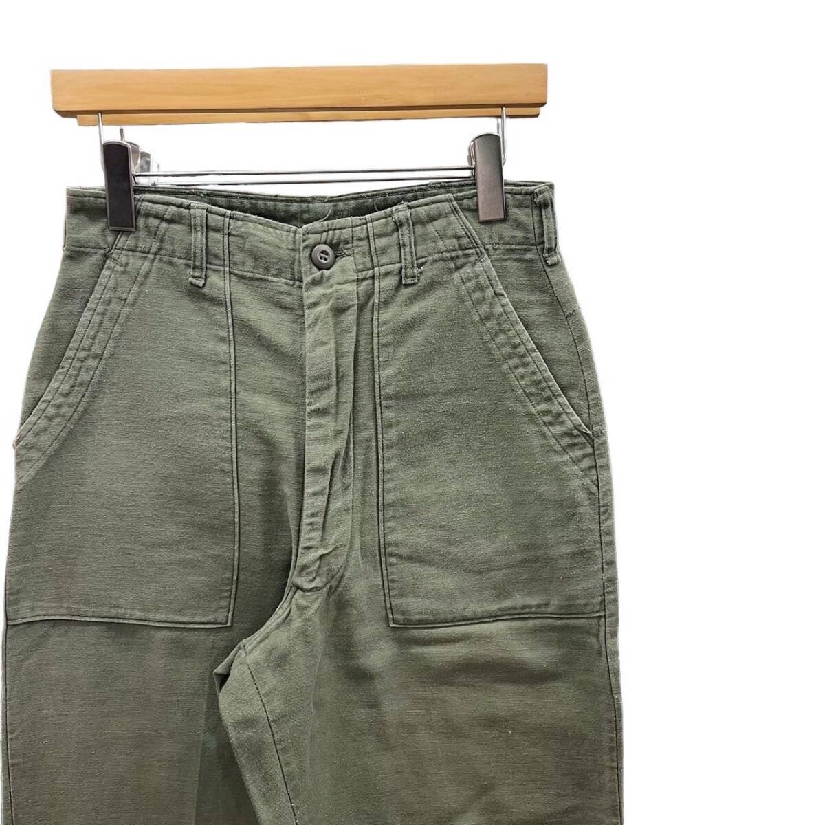 70s ビンテージ US ARMY コットン ベイカー パンツ アルミ 70s ビンテージ US ARMY コットン ベイカー パンツ アルミ