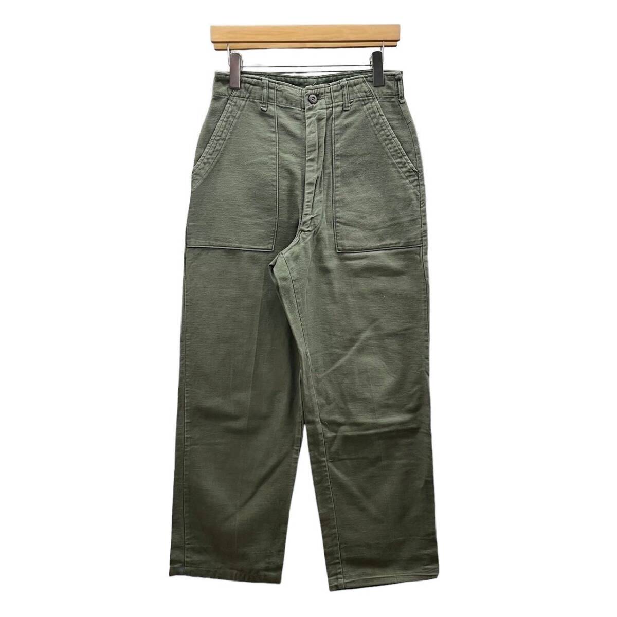 70s ビンテージ US ARMY コットン ベイカー パンツ アルミ 70s ビンテージ US ARMY コットン ベイカー パンツ アルミ
