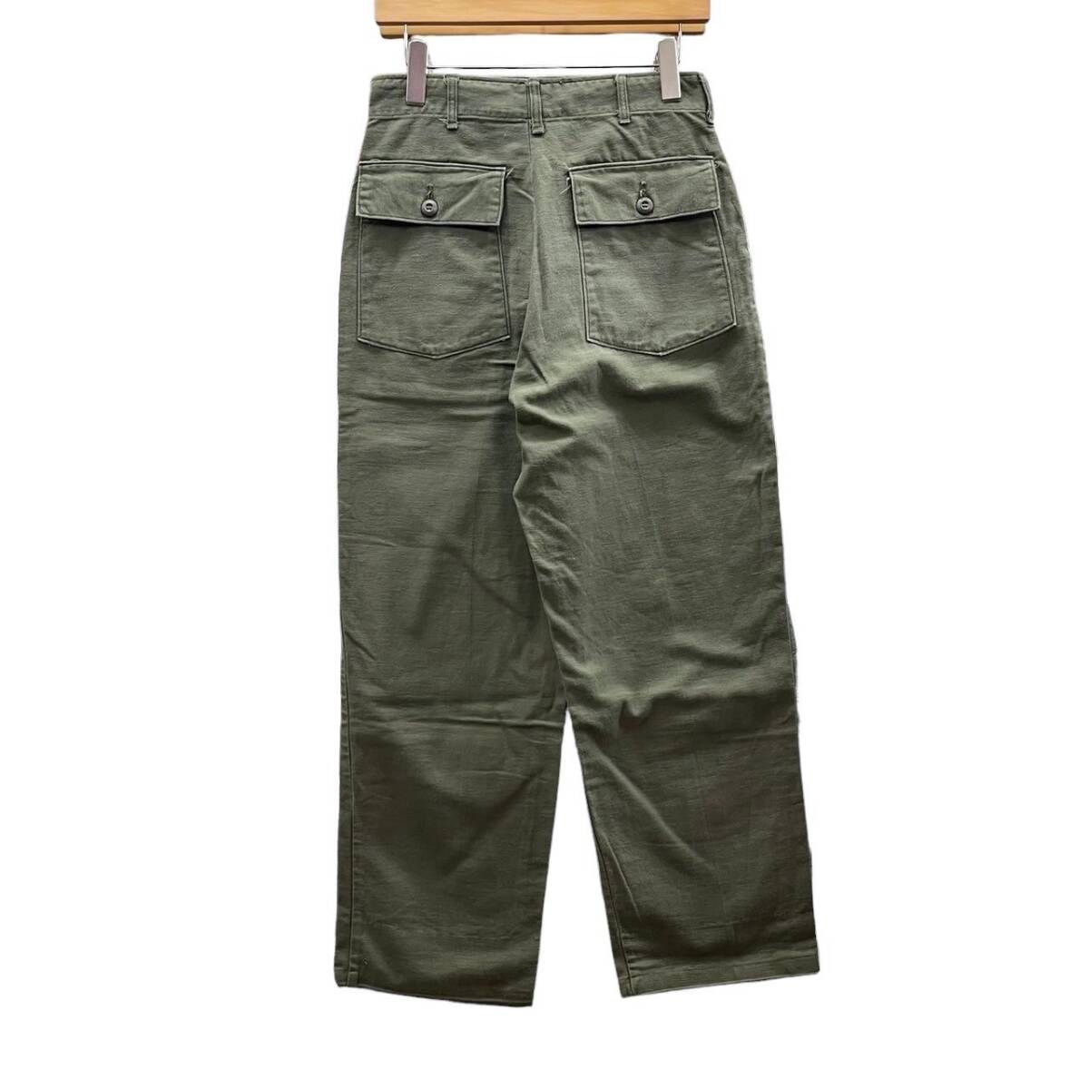 70s ビンテージ US ARMY コットン ベイカー パンツ アルミ 70s ビンテージ US ARMY コットン ベイカー パンツ アルミ