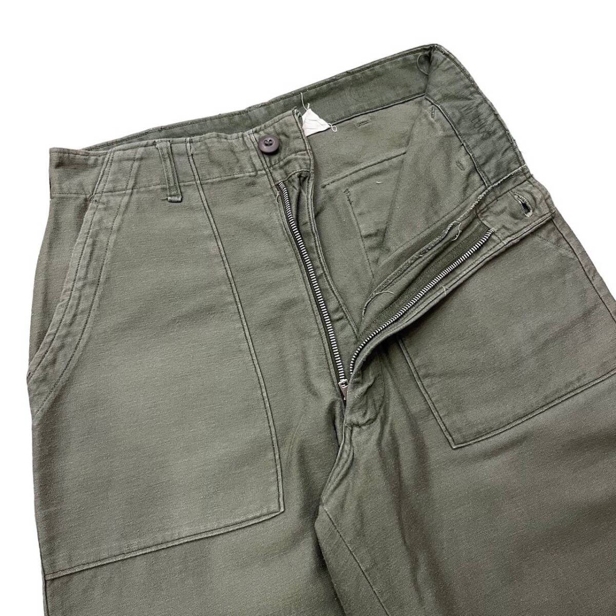 70s ビンテージ US ARMY コットン ベイカー パンツ アルミ 70s ビンテージ US ARMY コットン ベイカー パンツ アルミ