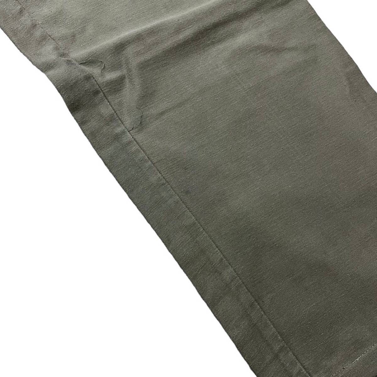 70s ビンテージ US ARMY コットン ベイカー パンツ アルミ 70s ビンテージ US ARMY コットン ベイカー パンツ アルミ
