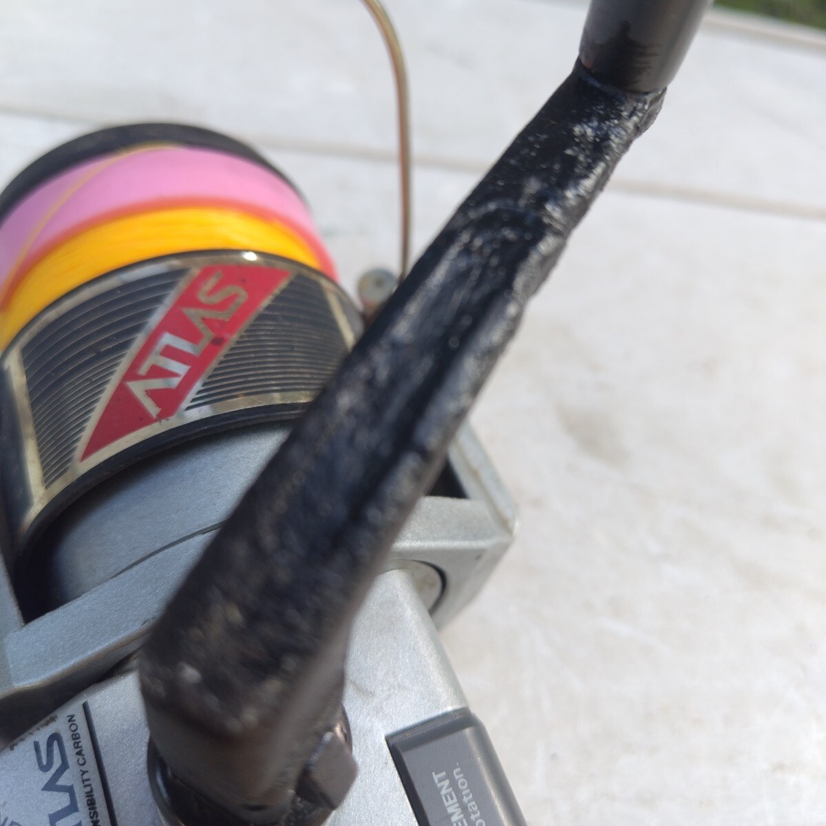  катушка барабан катушка вращающийся катушка Olympic ( б/у ) рыболовная снасть 