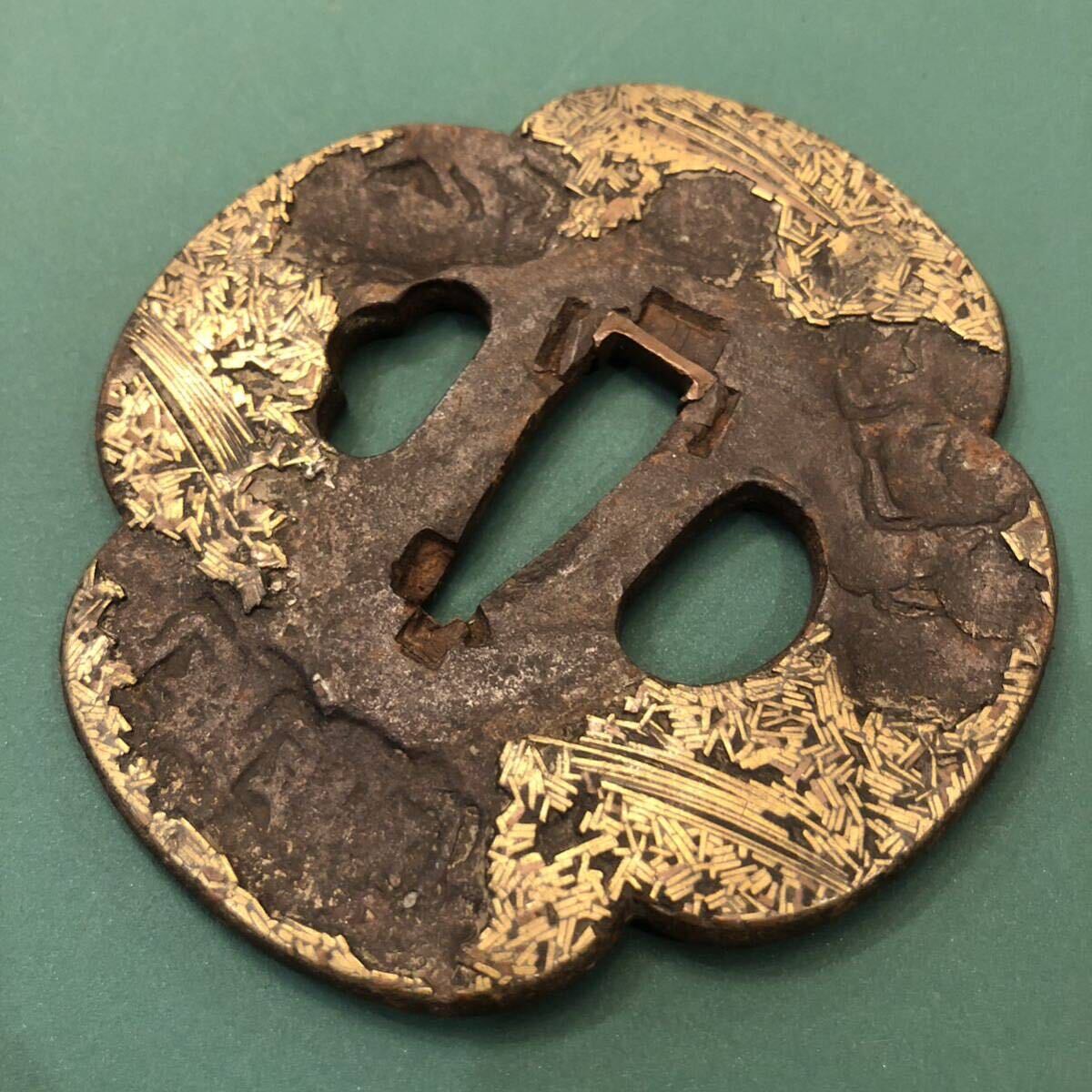 ⑩ 鍔 刀鍔 刀装具 骨董品 武具 蔵出品 時代物 時代武具 