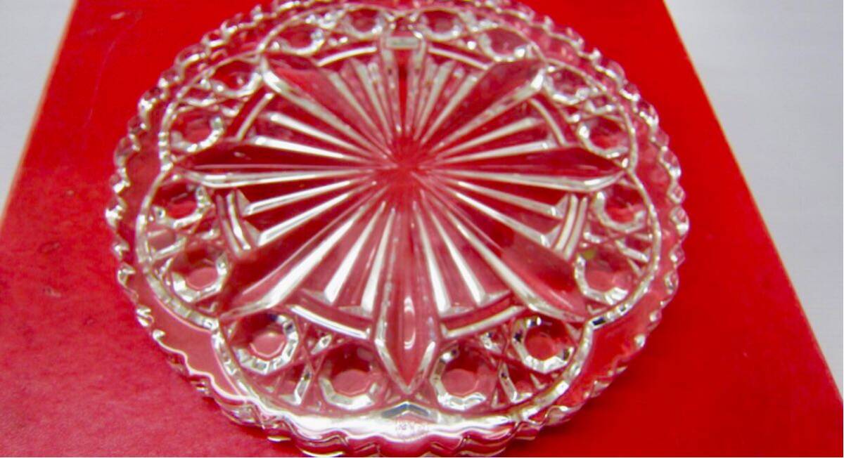 新品】☆廃盤デザイン☆ Baccarat Rosace Crystal Plate バカラ 新品】☆廃盤デザイン☆ Baccarat Rosace Crystal Plate バカラ