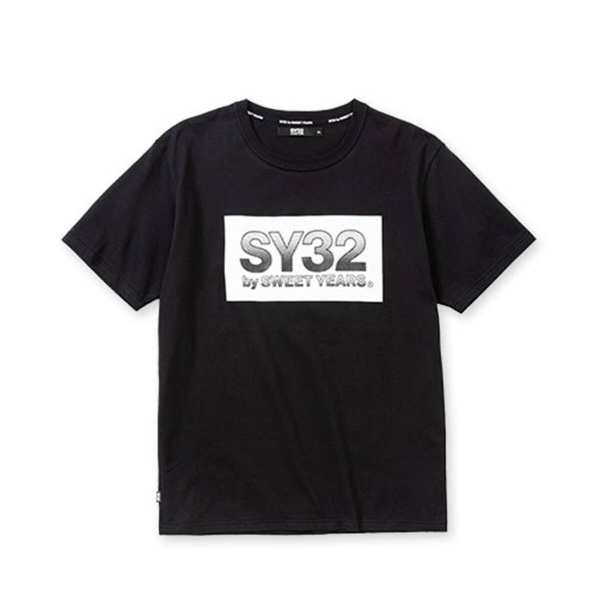 未使用　定価8，250円【SY32】GRADATION DOT BOX LOGO TEE　Tシャツ　ブラック　M