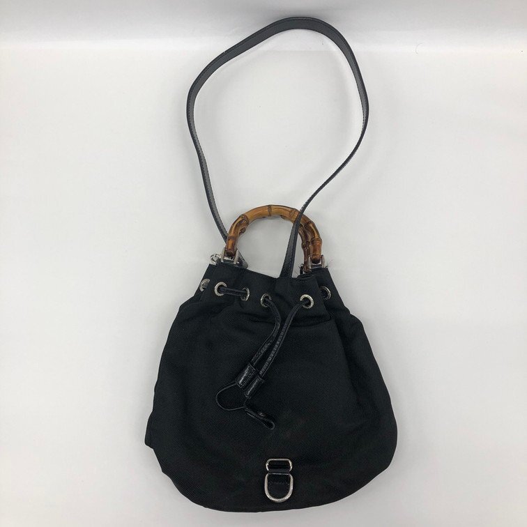 GUCCI　グッチ　バンブー　ショルダーバッグ　003.2854.0060.5　保管袋付き【CHAUB005】