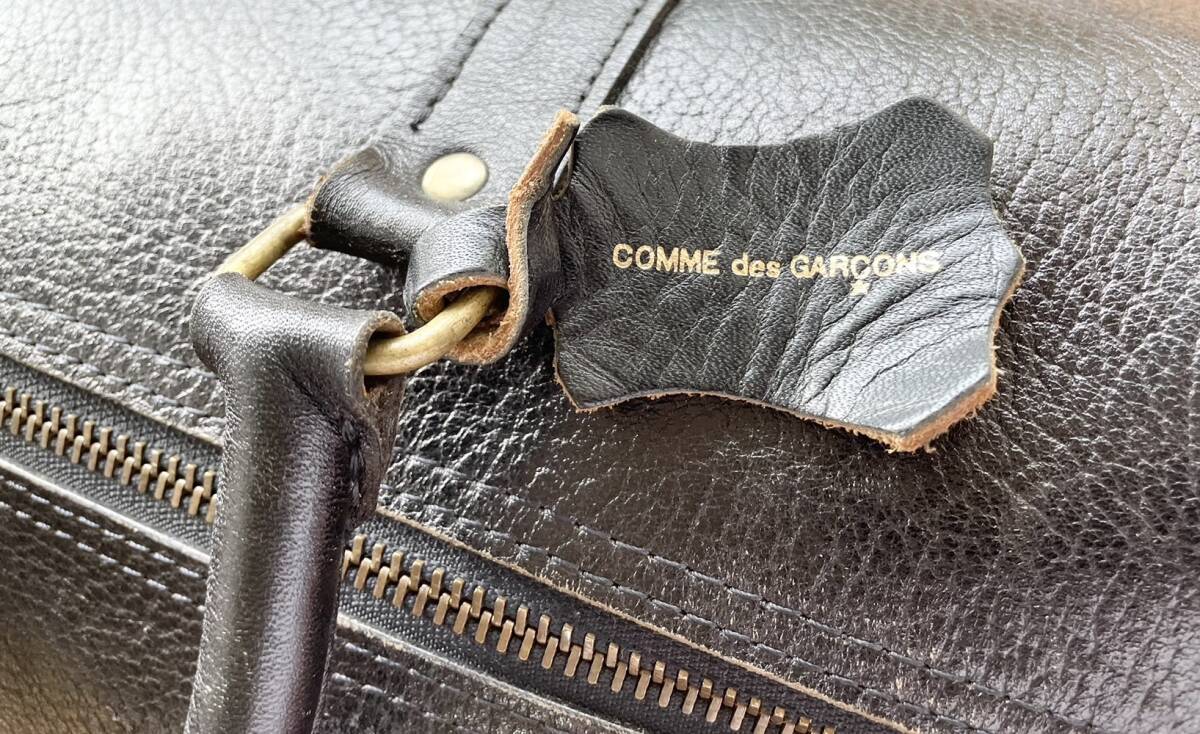 80s コムデギャルソン COMME des GARCONS レザーボストンバッグ 初期 