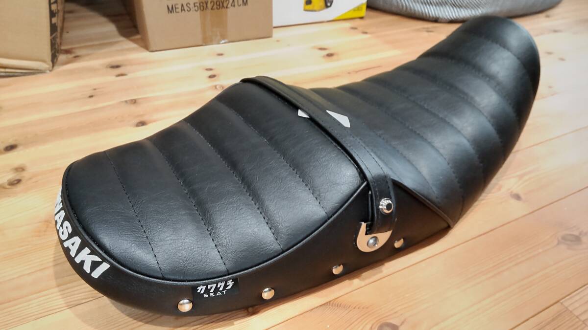 GS400 川口シート 未使用 ゲルザブ入り カワグチ シート - パーツ GS400 川口シート 未使用 ゲルザブ入り カワグチ シート - パーツ