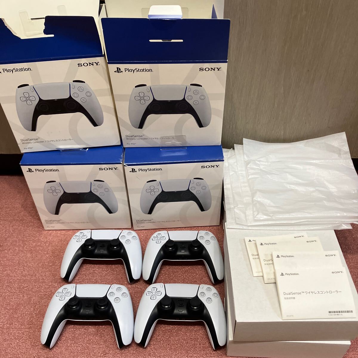【送料無料】DualSense CFI-ZCT1J PS5純正コントローラー　ジャンクセット　動作未確認