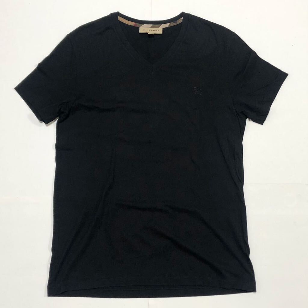 現行タグ 美品 BURBERRY ロゴあり ブラック Tシャツ Mサイズ 現行タグ 美品 BURBERRY ロゴあり ブラック Tシャツ Mサイズ