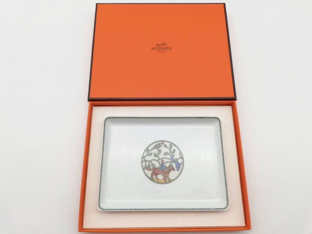 HERMES スクエアプレートEarly America エルメス スクエア HERMES スクエアプレートEarly America エルメス スクエア