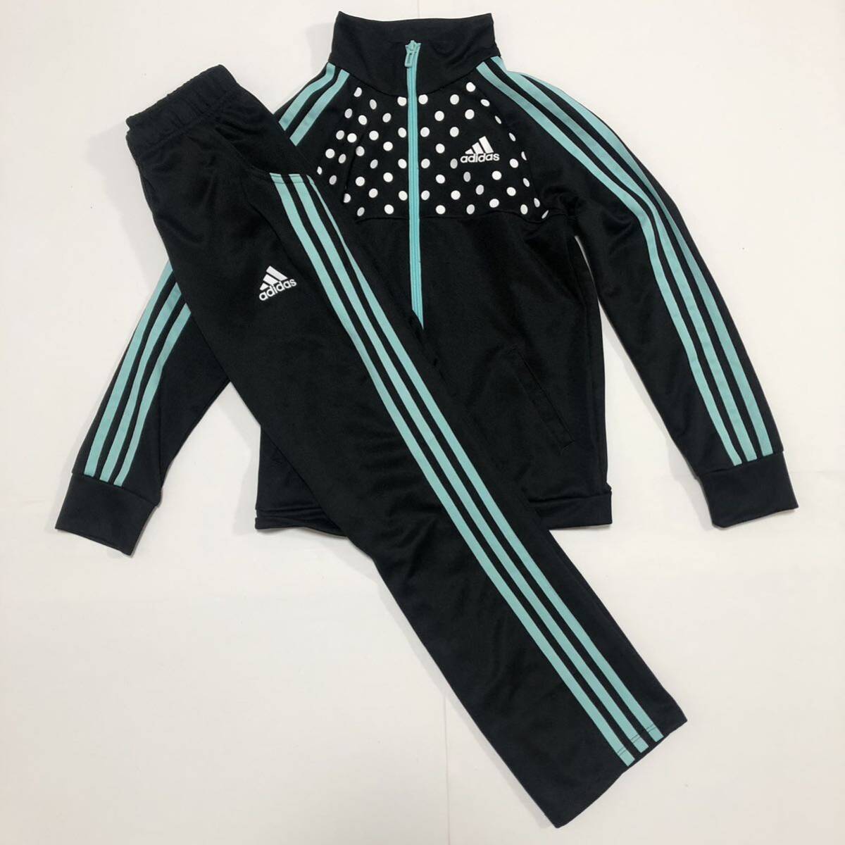超美品 adidas 上下セット ジャージ セットアップ キッズ 140 超美品 adidas 上下セット ジャージ セットアップ キッズ 140