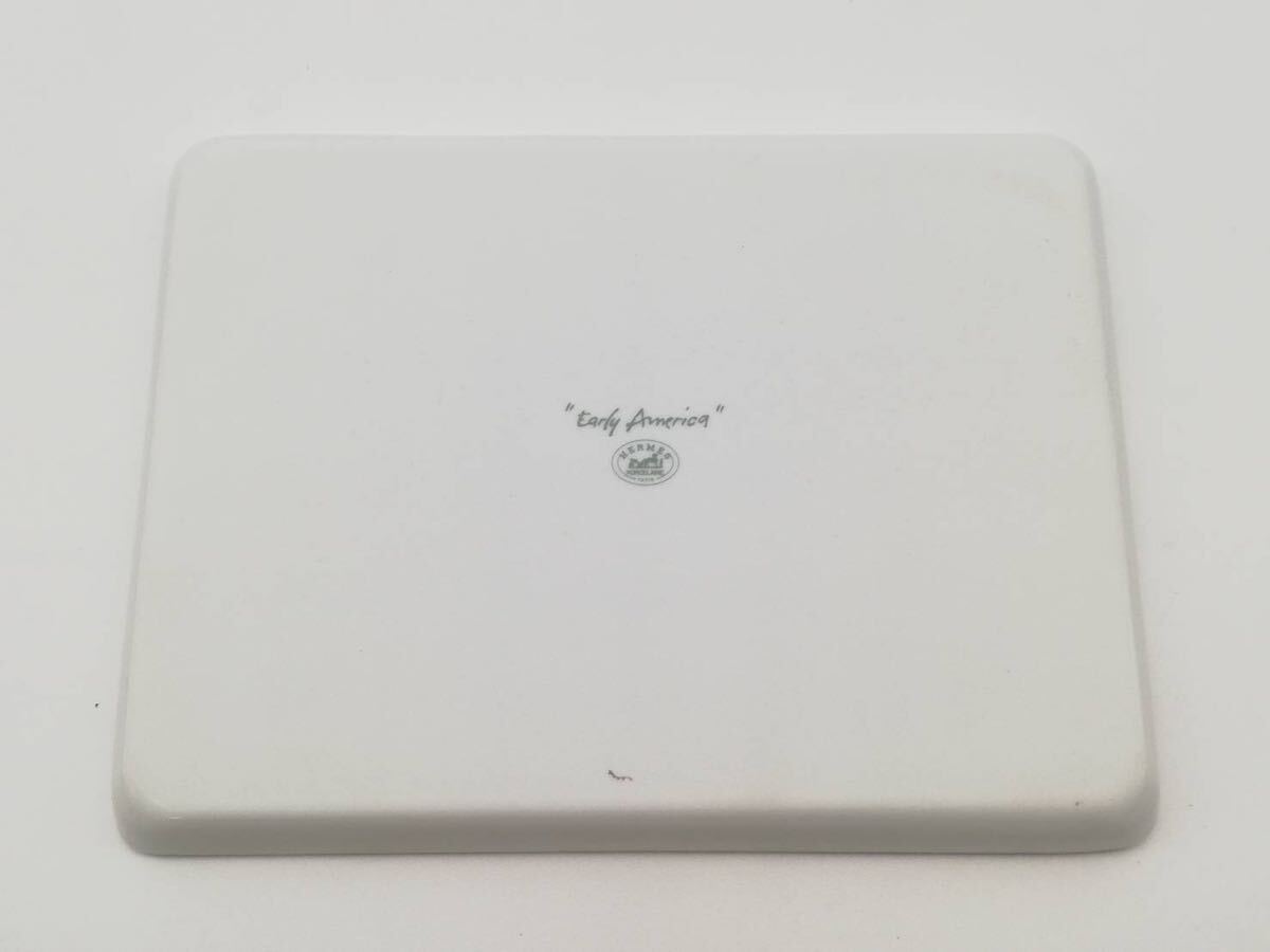 HERMES スクエアプレートEarly America エルメス スクエア HERMES スクエアプレートEarly America エルメス スクエア