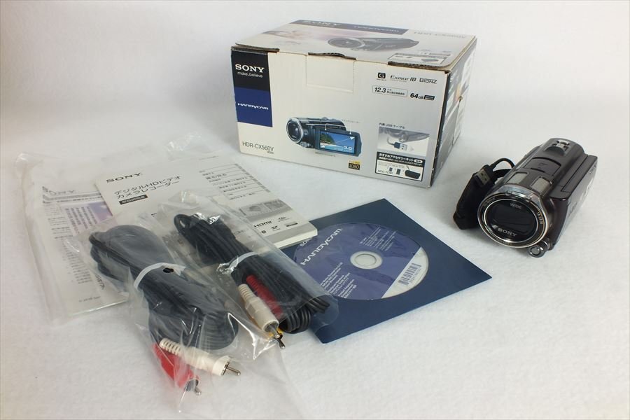★ SONY ソニー HDR-CX560V ビデオカメラ 中古 現状品 240801Y8071