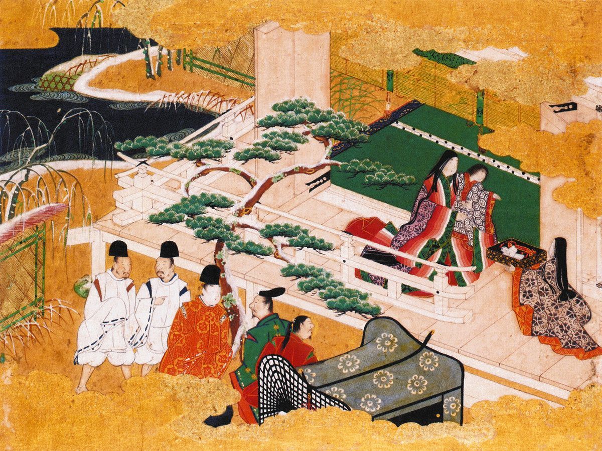 源氏物語?薄雲(yún)の巻(屏風(fēng))